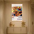 Tokyo Butterfly Garden with gold frame