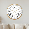 Classic Roman Numerals with gold frame