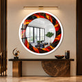 Molten Ember Swirl with white frame