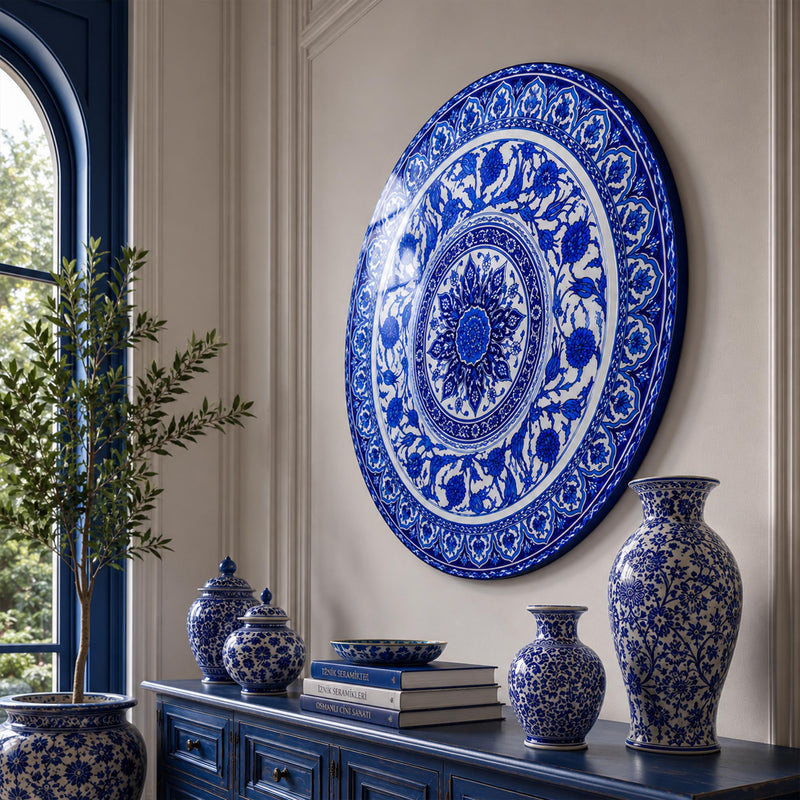 Sapphire Floral Medallion lifestyle view
