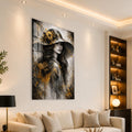 Golden Hat Portrait angled lifestyle view