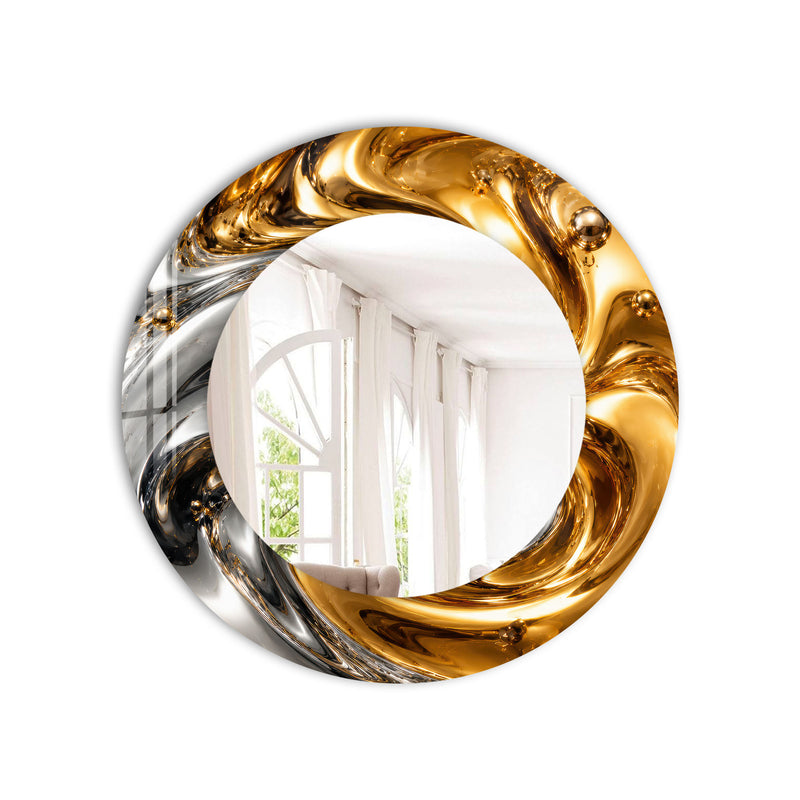 Molten Gold Swirl product shot on white background