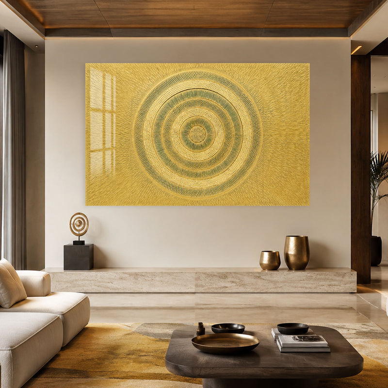 Golden Concentric Sunburst lifestyle view