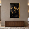 Golden World Connections with gold frame