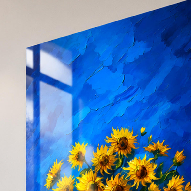 Sunflowers In Blue lifestyle view