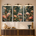 Flamingo Lotus with white frame