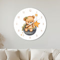 Starlit Teddy Bear with white frame
