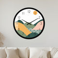 Abstract Rolling Hills with black frame