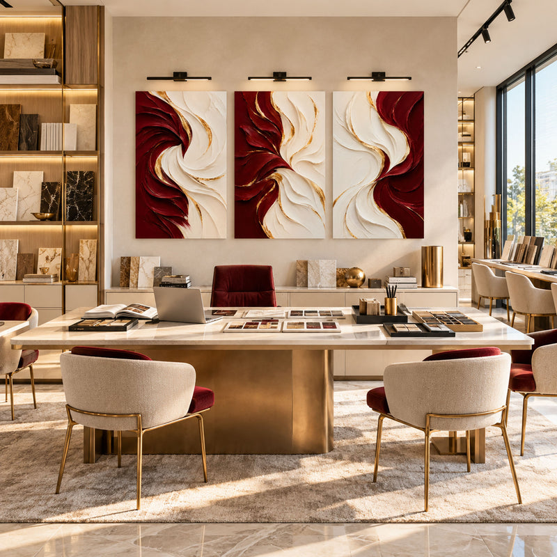 Crimson Ivory Flow lifestyle view