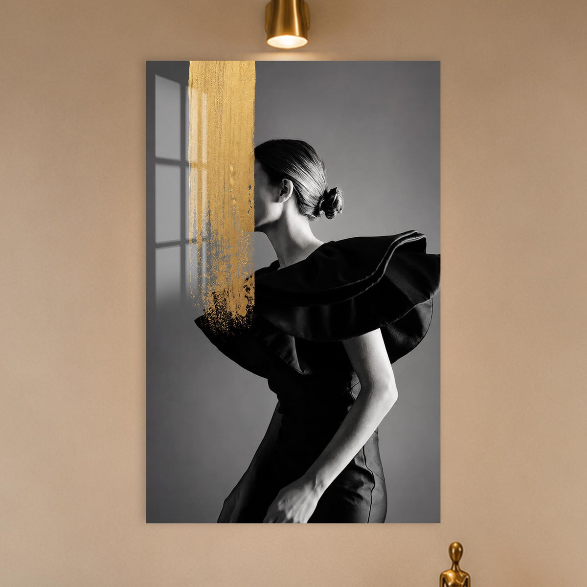 Golden Veil in a modern room