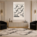 Yayoi Kusama Retro Poster lifestyle view