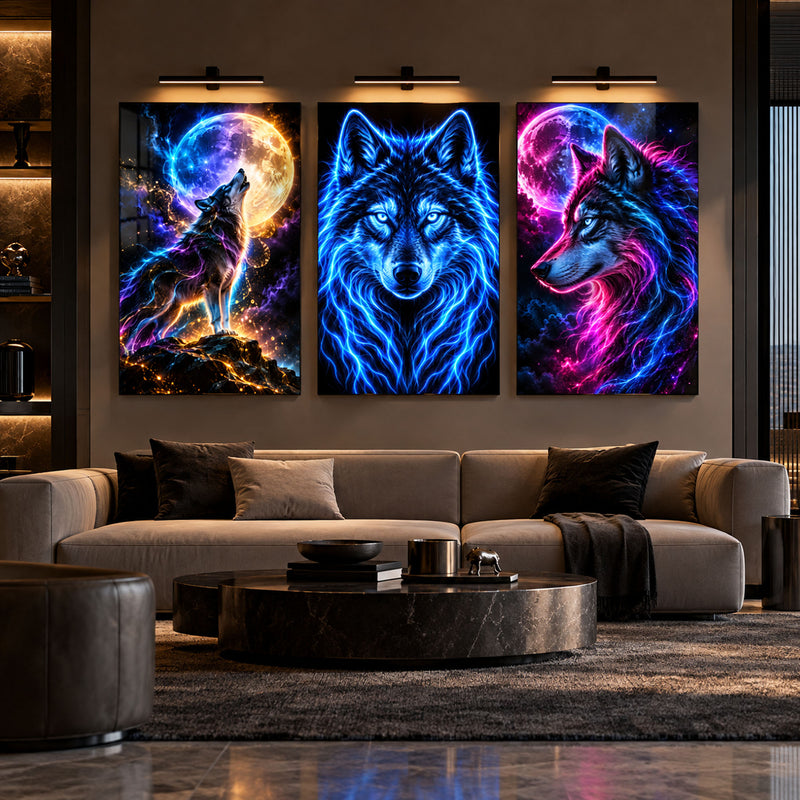 Neon Wolf product shot on white background