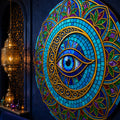 Jewelled Filigree Evil Eye lifestyle view
