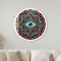 Radiant Guardian Eye with white frame