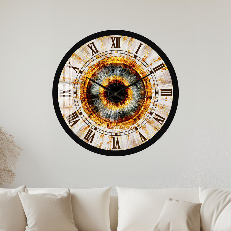 Golden Iris with black frame