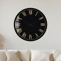 Golden Roman Numerals with black frame