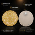 Moroccan Zellige Star Mosaic — tempered glass, ultra HD print, ready to hang