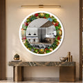 Succulent Garden with white frame