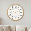 Classic Roman Numerals with gold frame