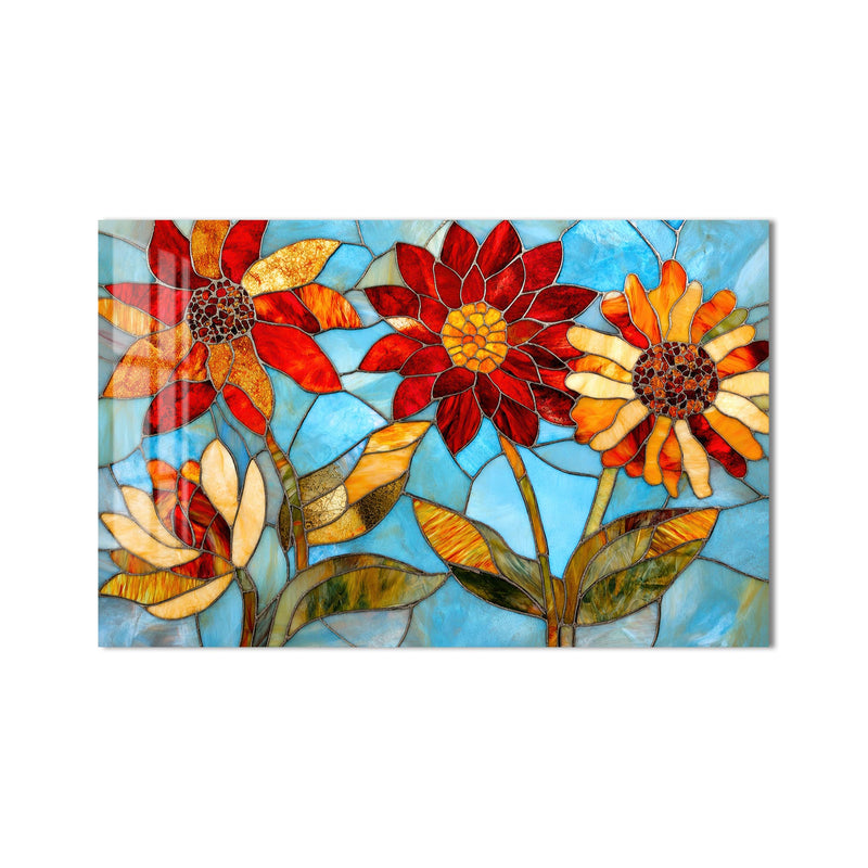 Stained Glass Blooms product shot on white background
