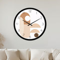 Neutral Abstract Shapes with black frame