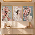 Blossom Muse with gold frame
