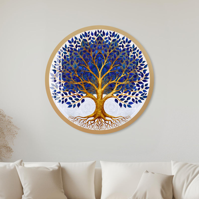 Golden Tree Of Life with gold frame