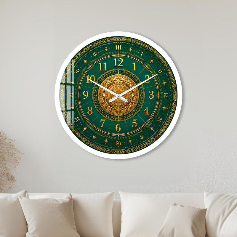 Emerald Gilded Dial with white frame