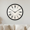 Vintage Roman Numerals with black frame