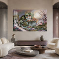 Children by the Victorian Lake House lifestyle view