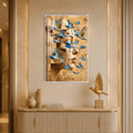 Blue Birds Of Imagination with white frame