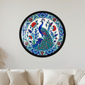 Ottoman Peacock Garden with black frame