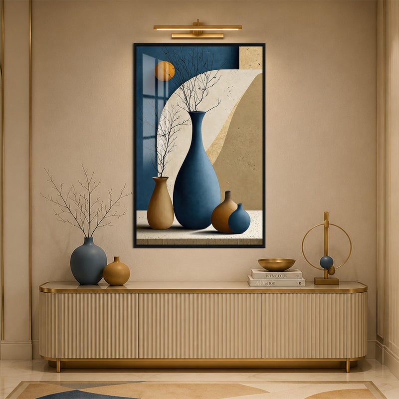 Midnight Vase Harmony with black frame