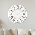 Classic Roman Numerals with white frame
