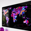 Chromatic World Map lifestyle view