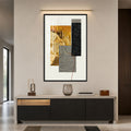 Gilded Geometry with black frame