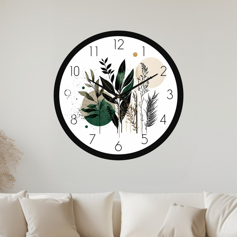 Emerald Botanical with black frame