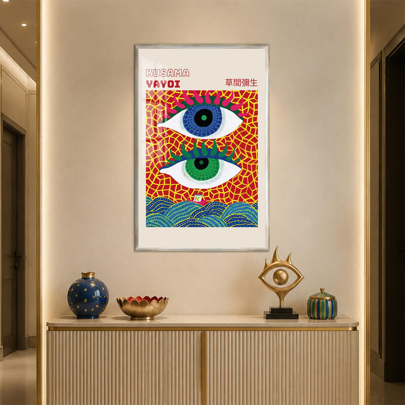 Kusama Vision with silver frame