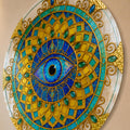 Jewelled Gold Evil Eye Mandala lifestyle view