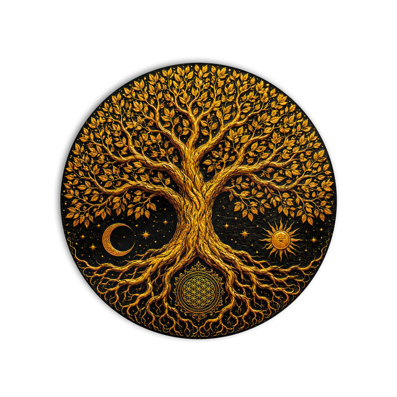 Golden Tree Of Life VI product shot on white background