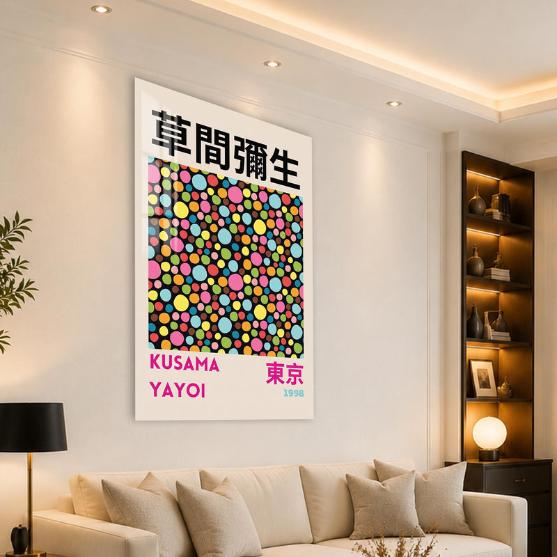 Kusama Polka Dot Poster lifestyle view