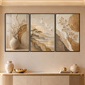 Golden Serenity with black frame