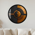 Copper Deco Rings with black frame