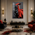 Crimson Equestrian Elegance lifestyle view