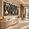 Golden Botanical Vase lifestyle view