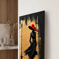 Crimson Hat Elegance lifestyle view