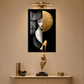 Golden Elegance with black frame