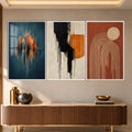 Abstract Harmony with white frame