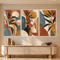 Earthy Botanical with white frame