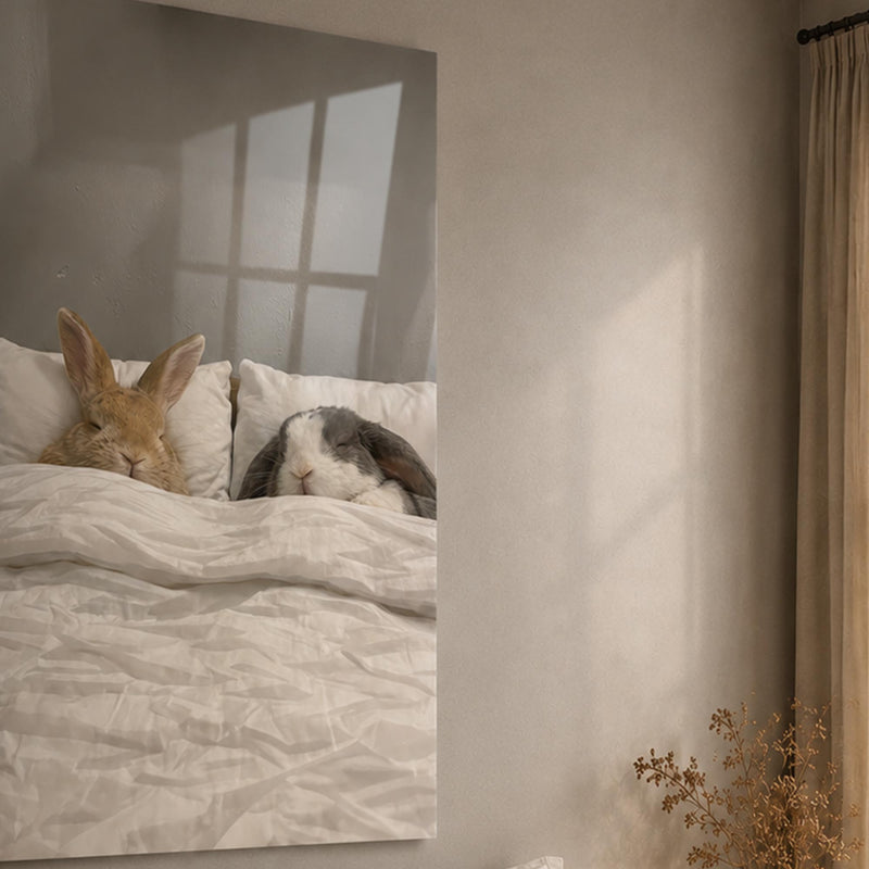 Cozy Bunny Bedmates lifestyle view